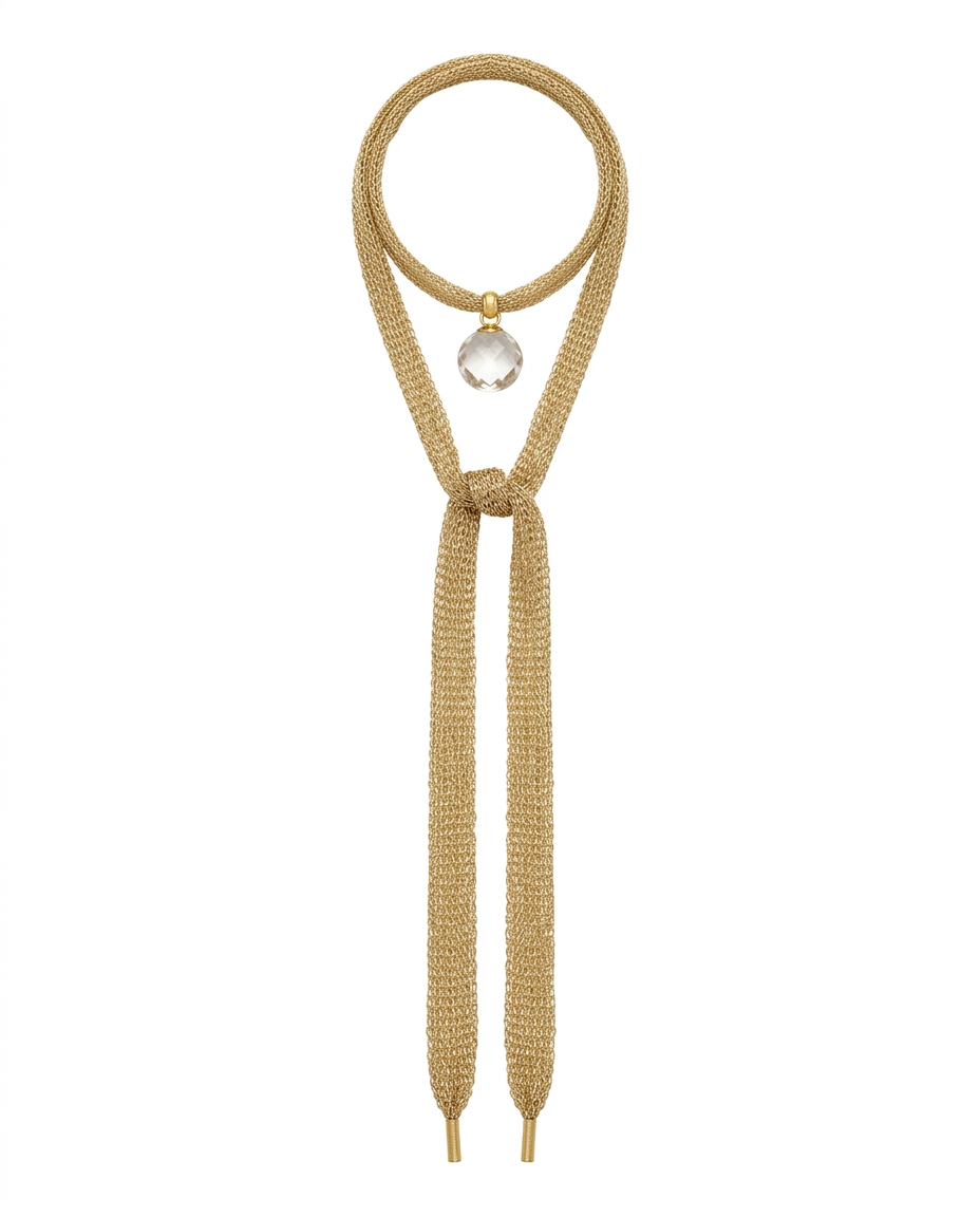 Collar Malla Dorado