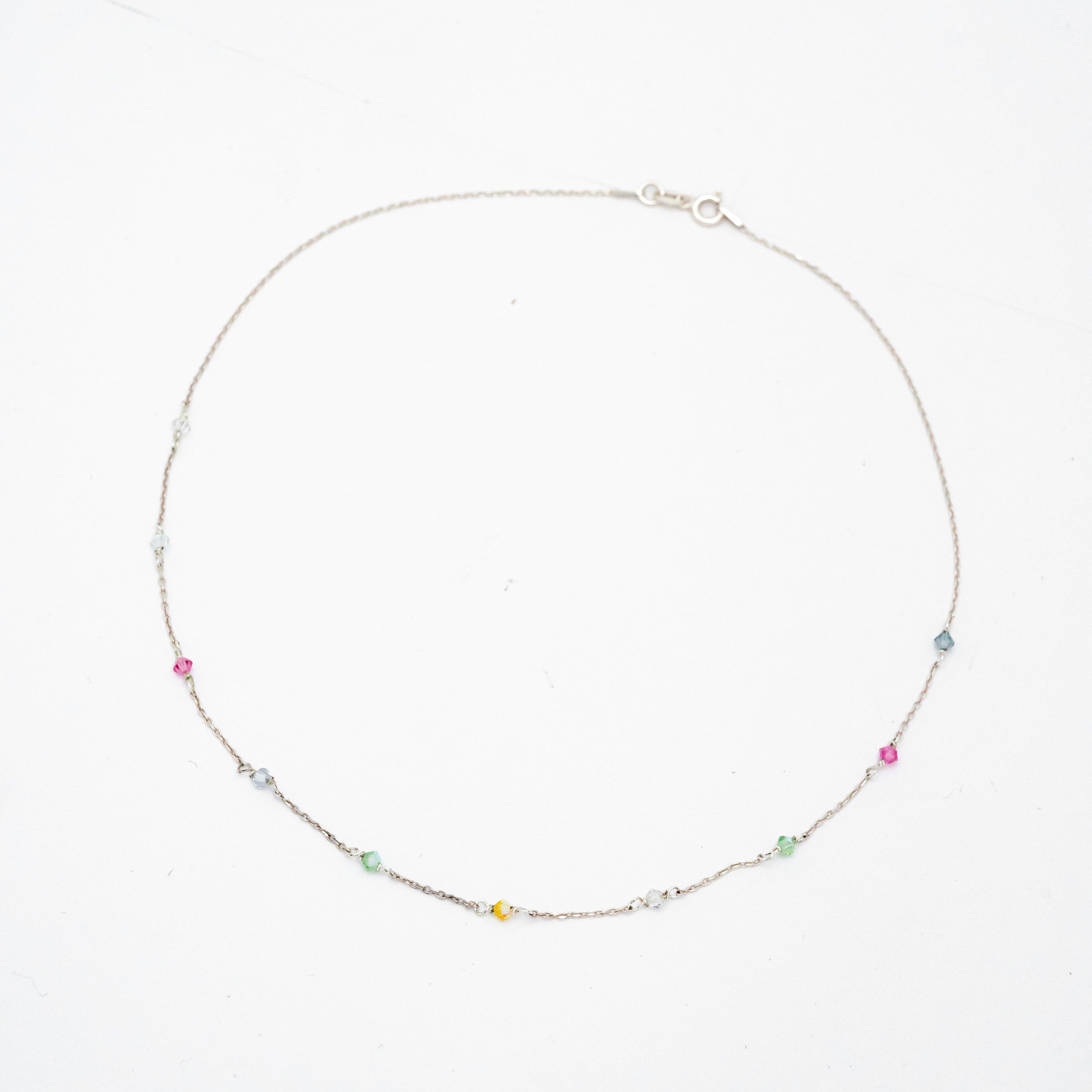 Collar Mini Swarovski Plata