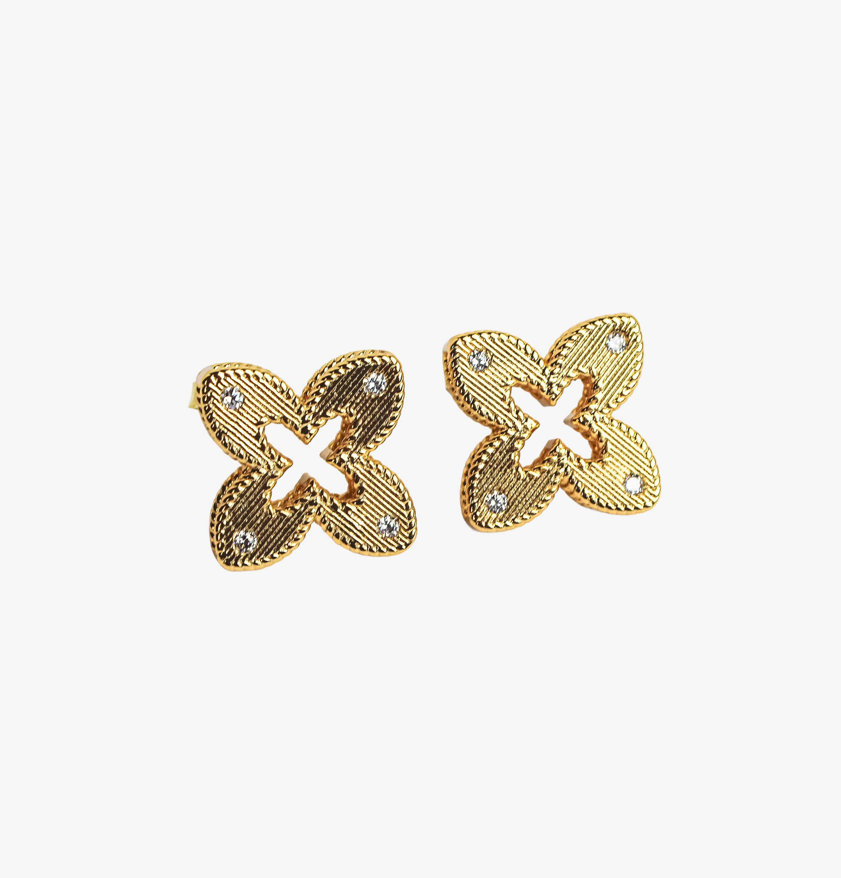 Aros Flor Circonitas