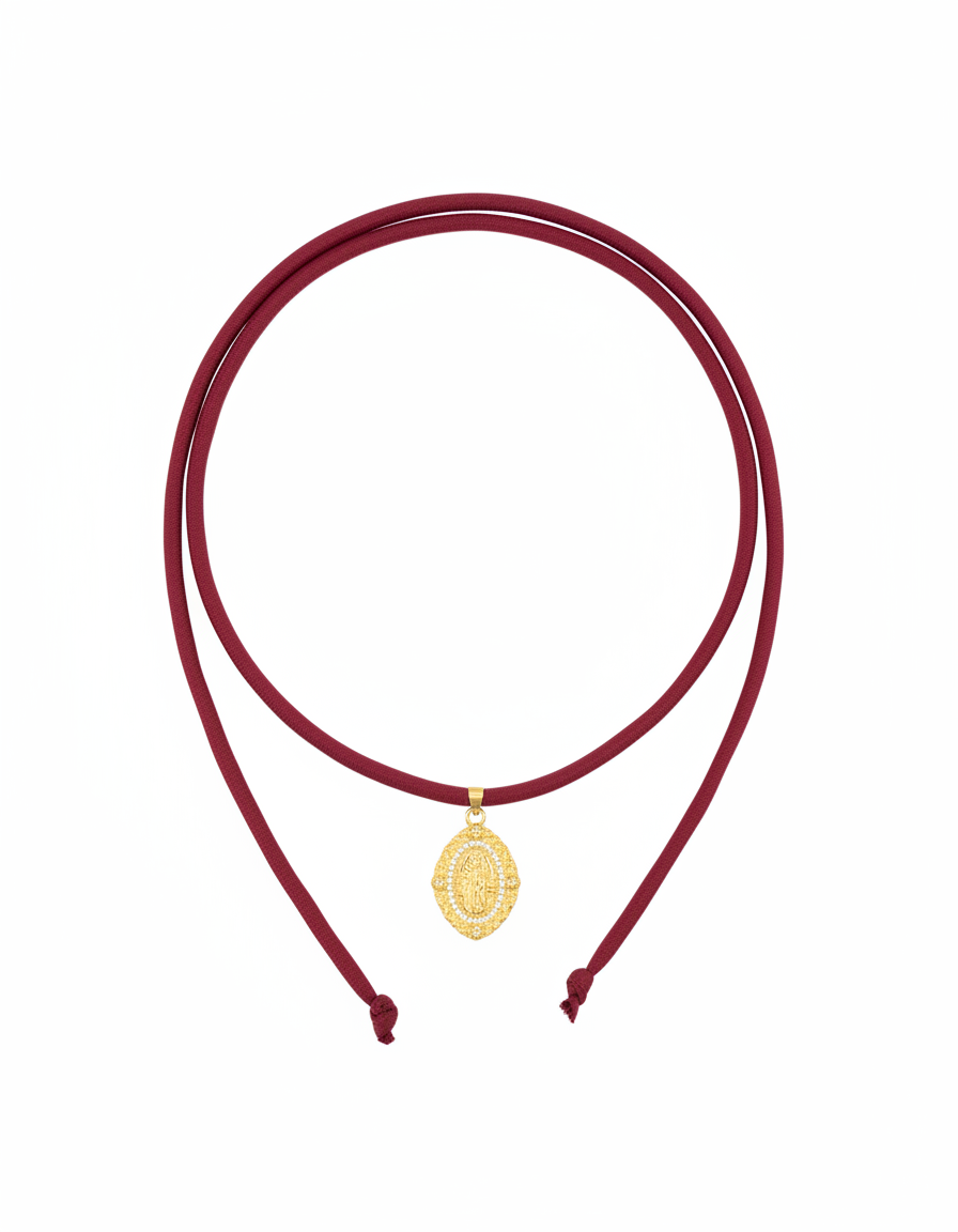 Collar Seda Virgen