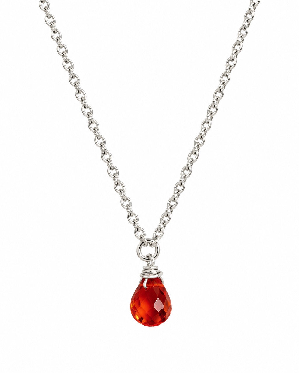 Collar Espalda Cristal Ámbar