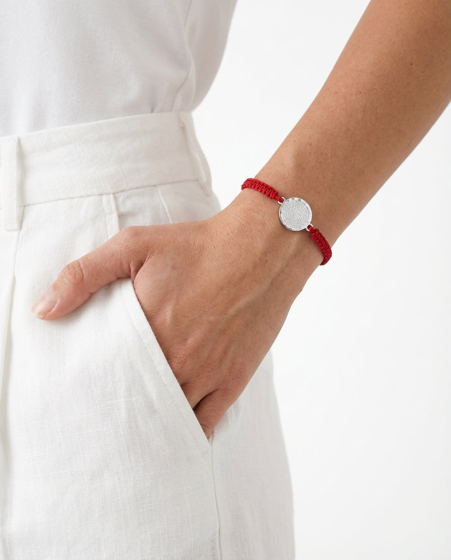 Pulsera Padre Nuestro Silver