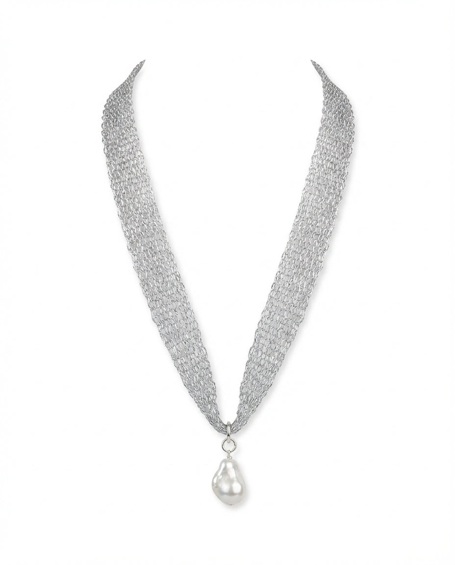 Collar Malla Silver
