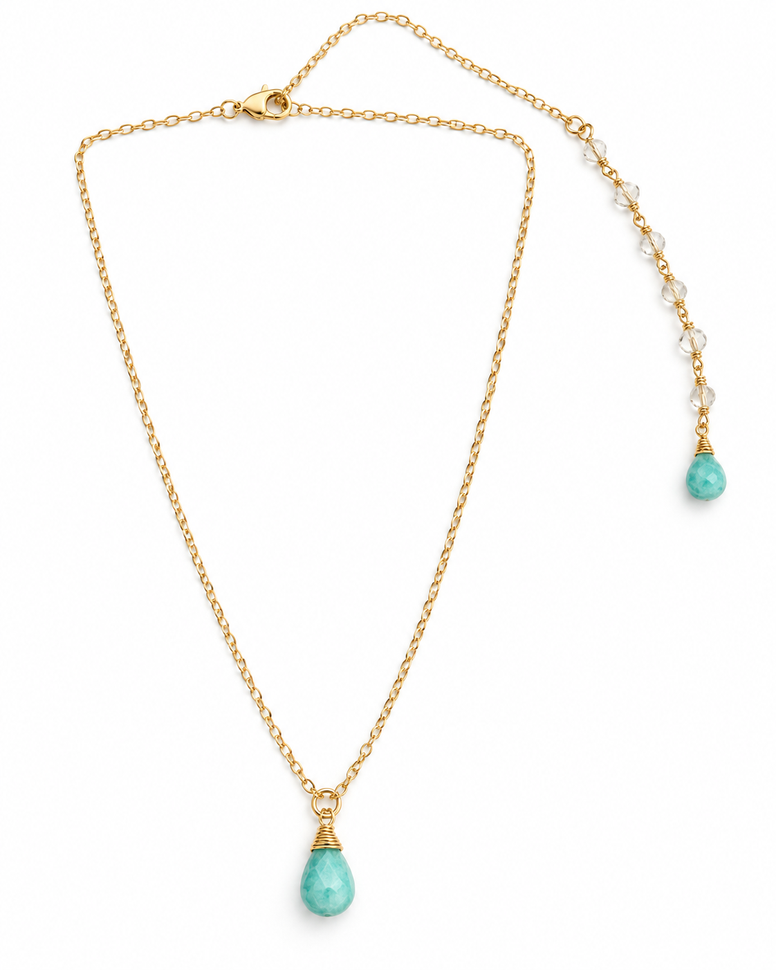 Collar Espalda Amazonita