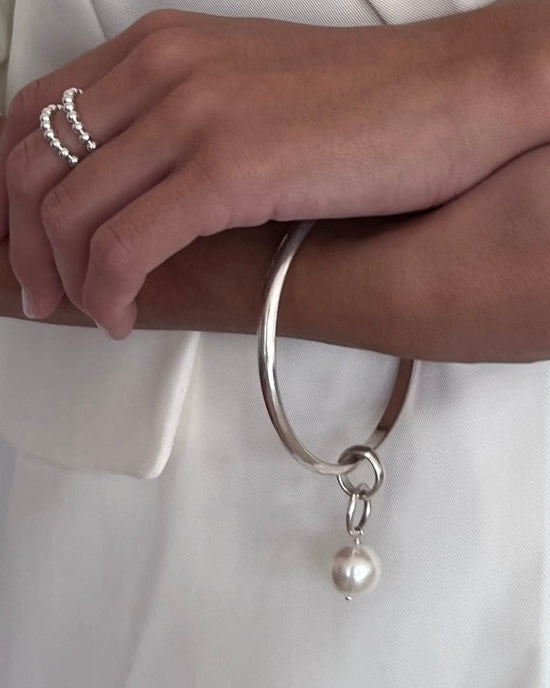 Pulsera Perla Silver