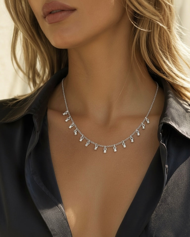 Collar Destello Silver