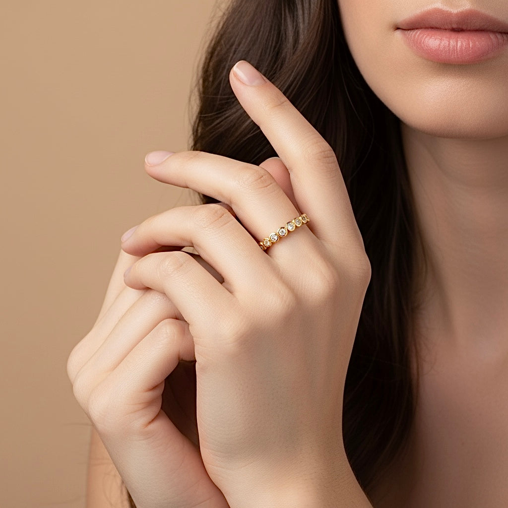 Anillo Circon Completo