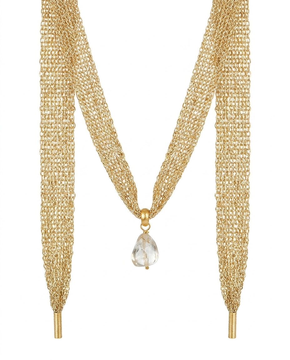 Collar Malla Dorado