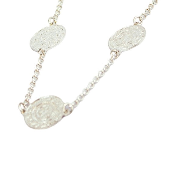 Collar Monedas Planas