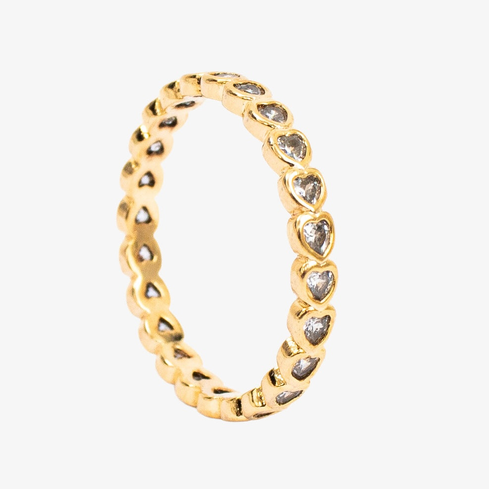 Anillo Corazón Circón