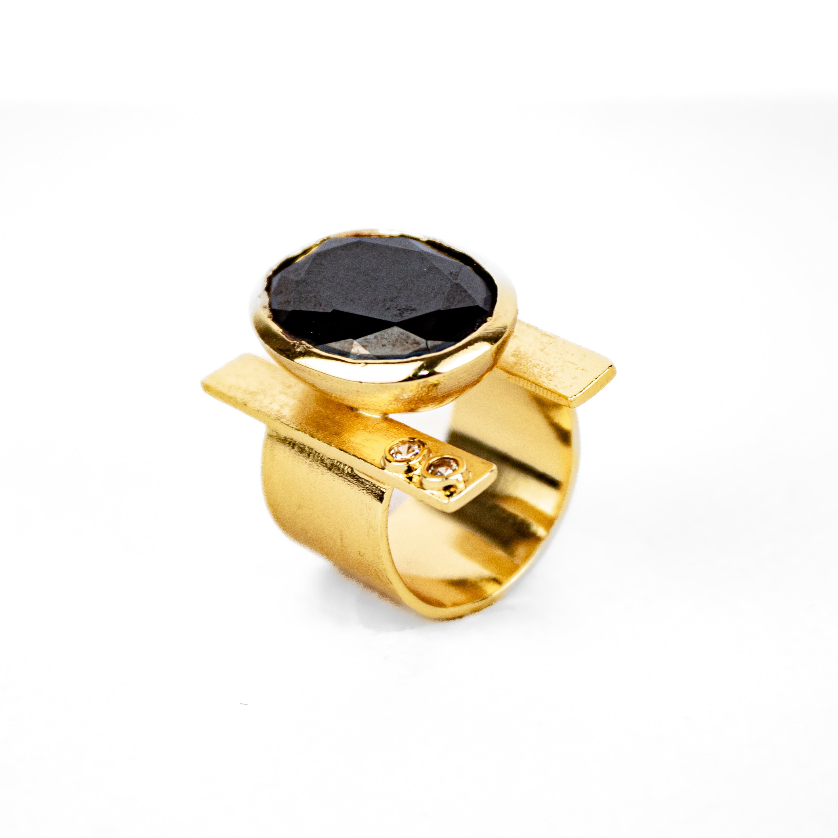 Anillo Circonita Negro