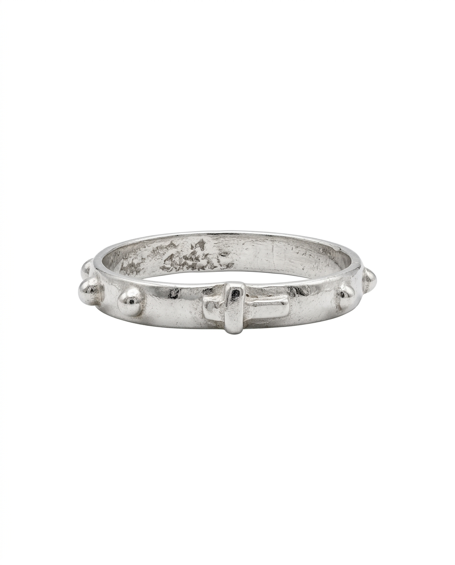 Anillo Denario Cruz