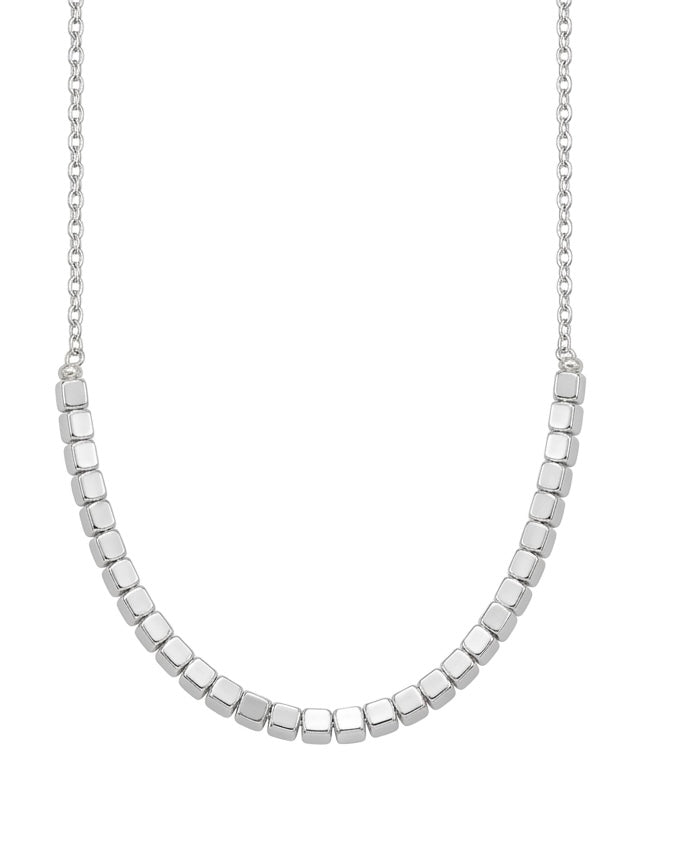 Collar Cubos Plata