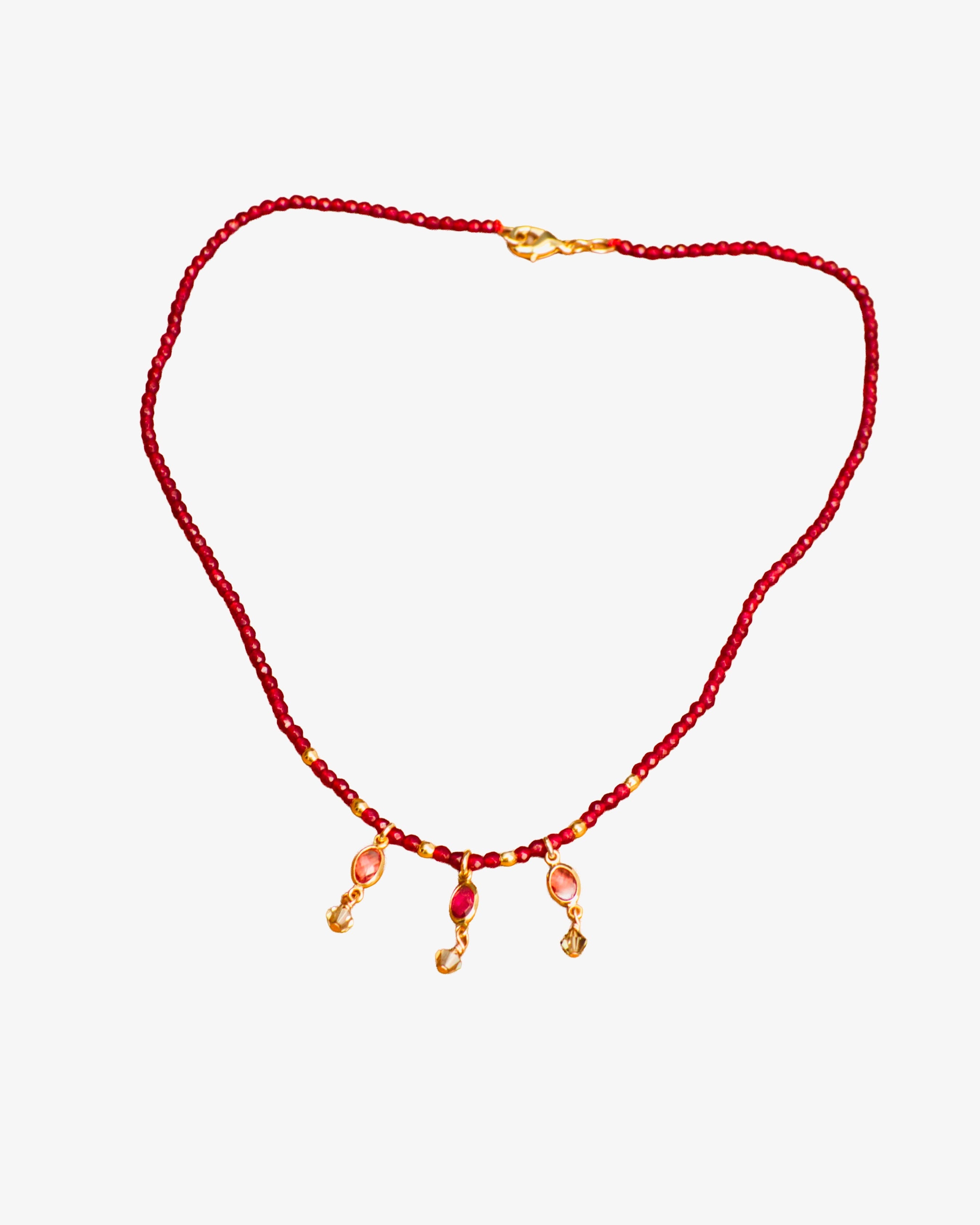 Collar Granates Oro