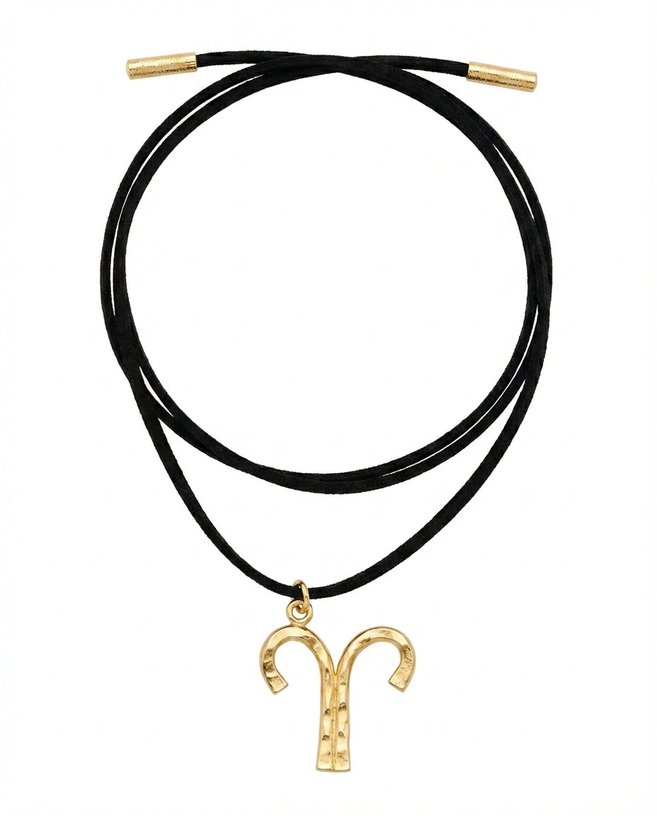 Collar Gamuza Zodiacos