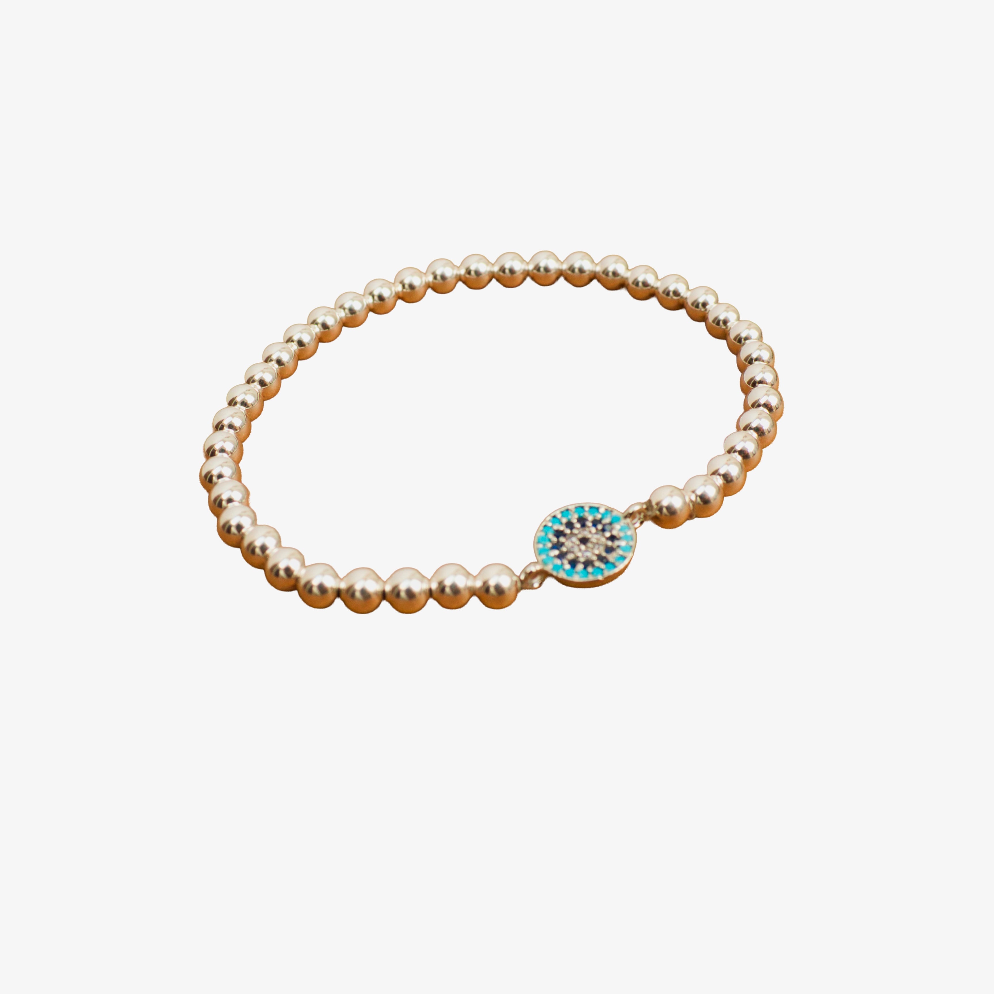 Pulsera Bolitas Plata