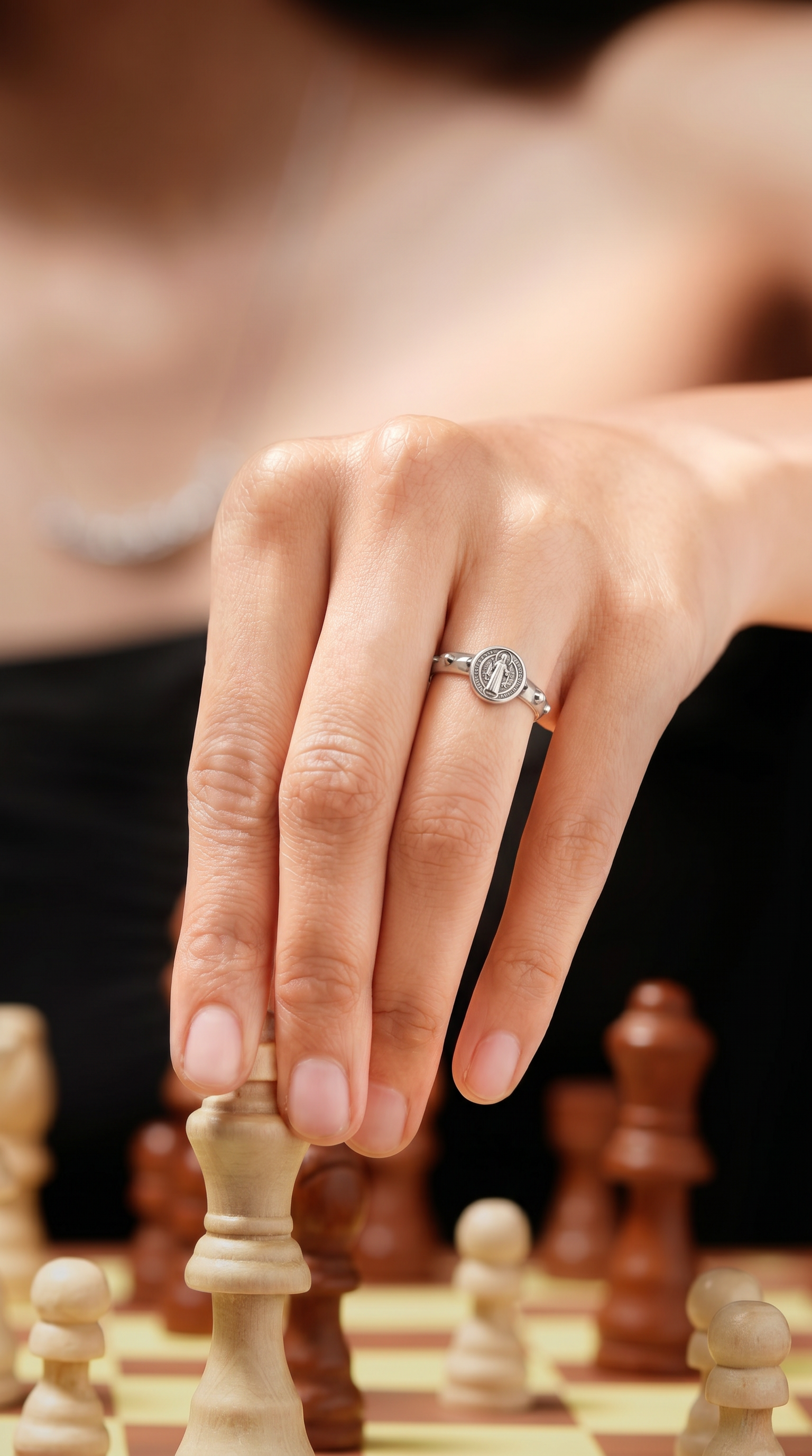 Anillo Denario Virgen