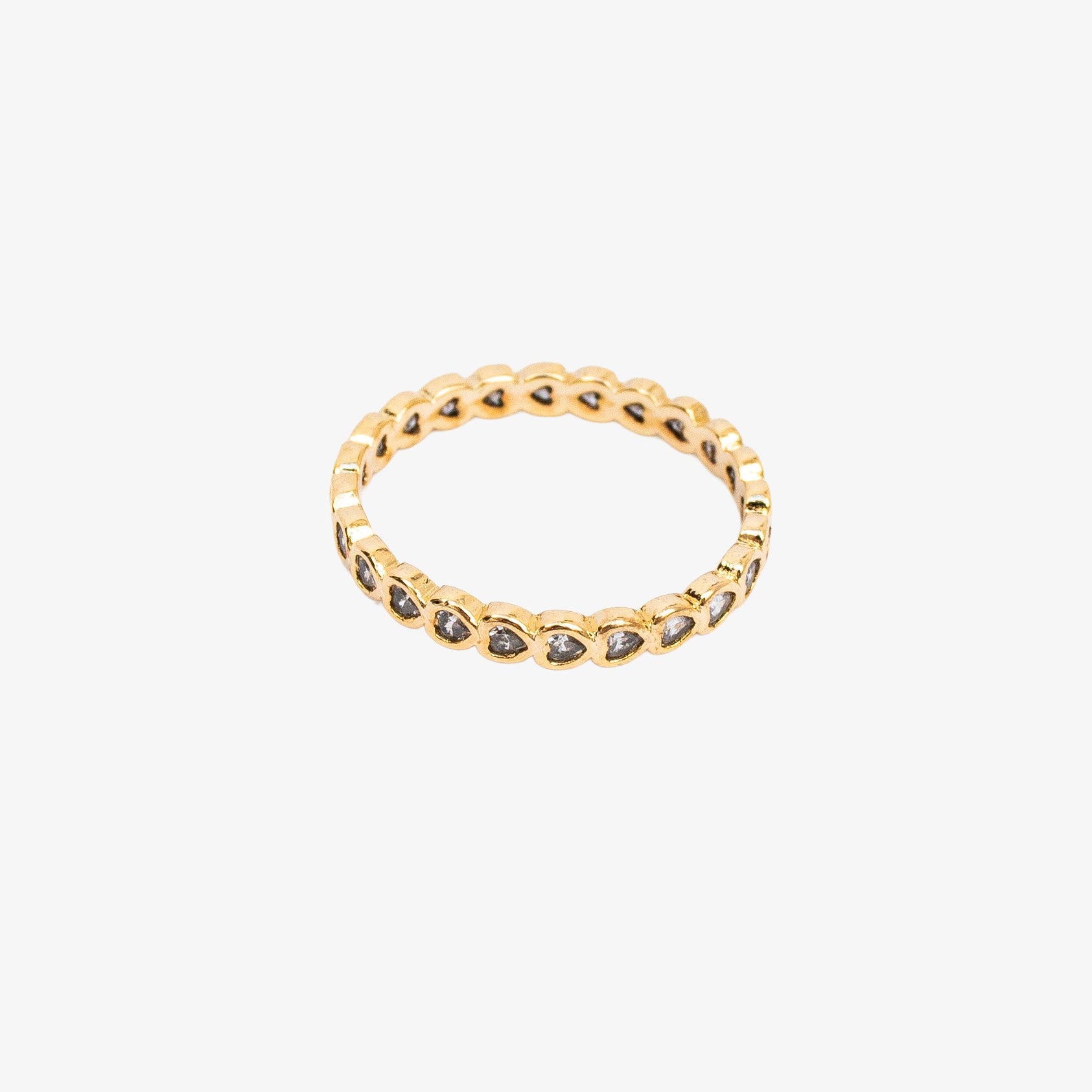 Anillo Corazón Circón