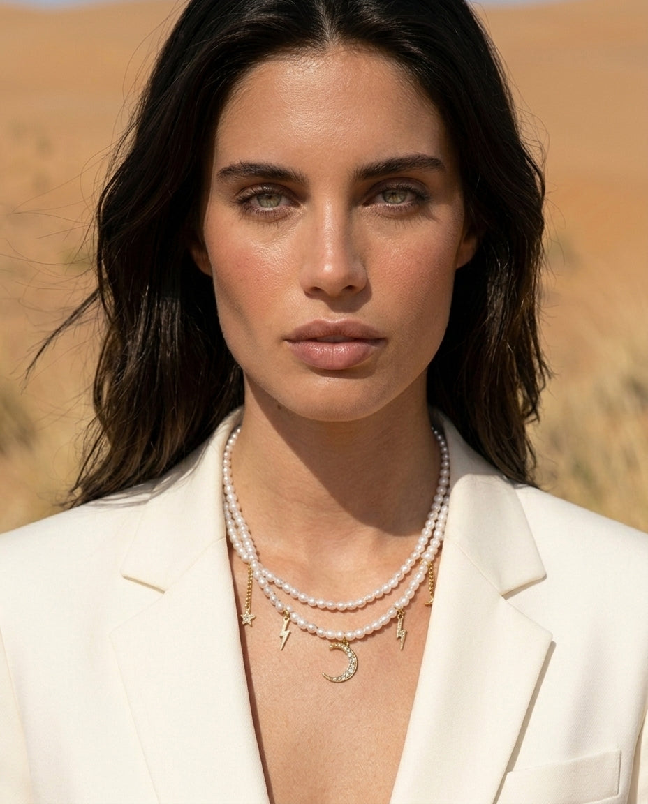 Collar Doble Perlas