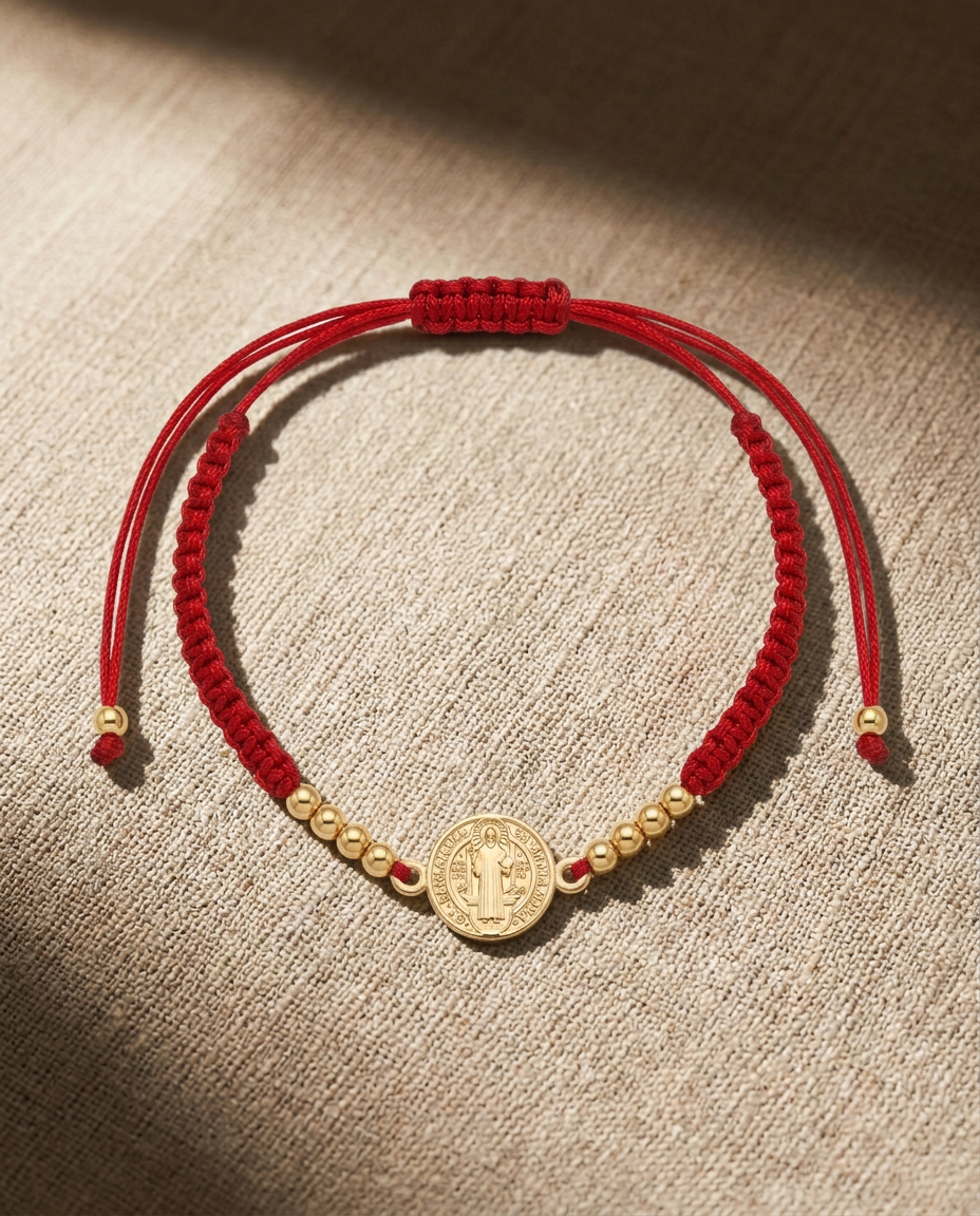 Pulsera San Benito Oro