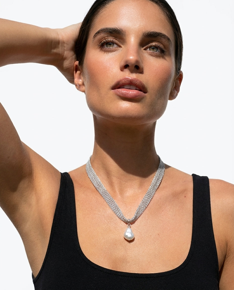 Collar Malla Silver