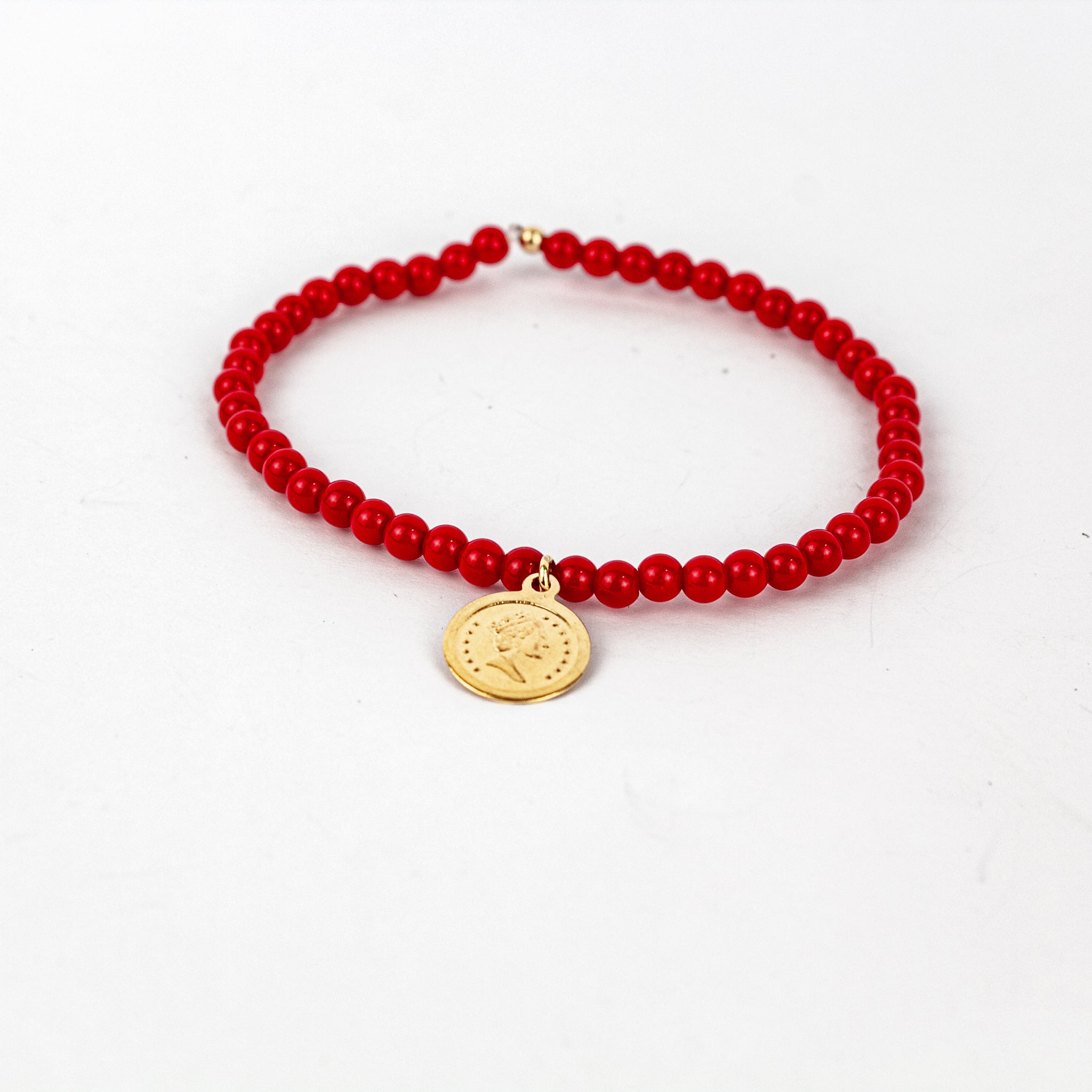 Pulsera Coral Moneda