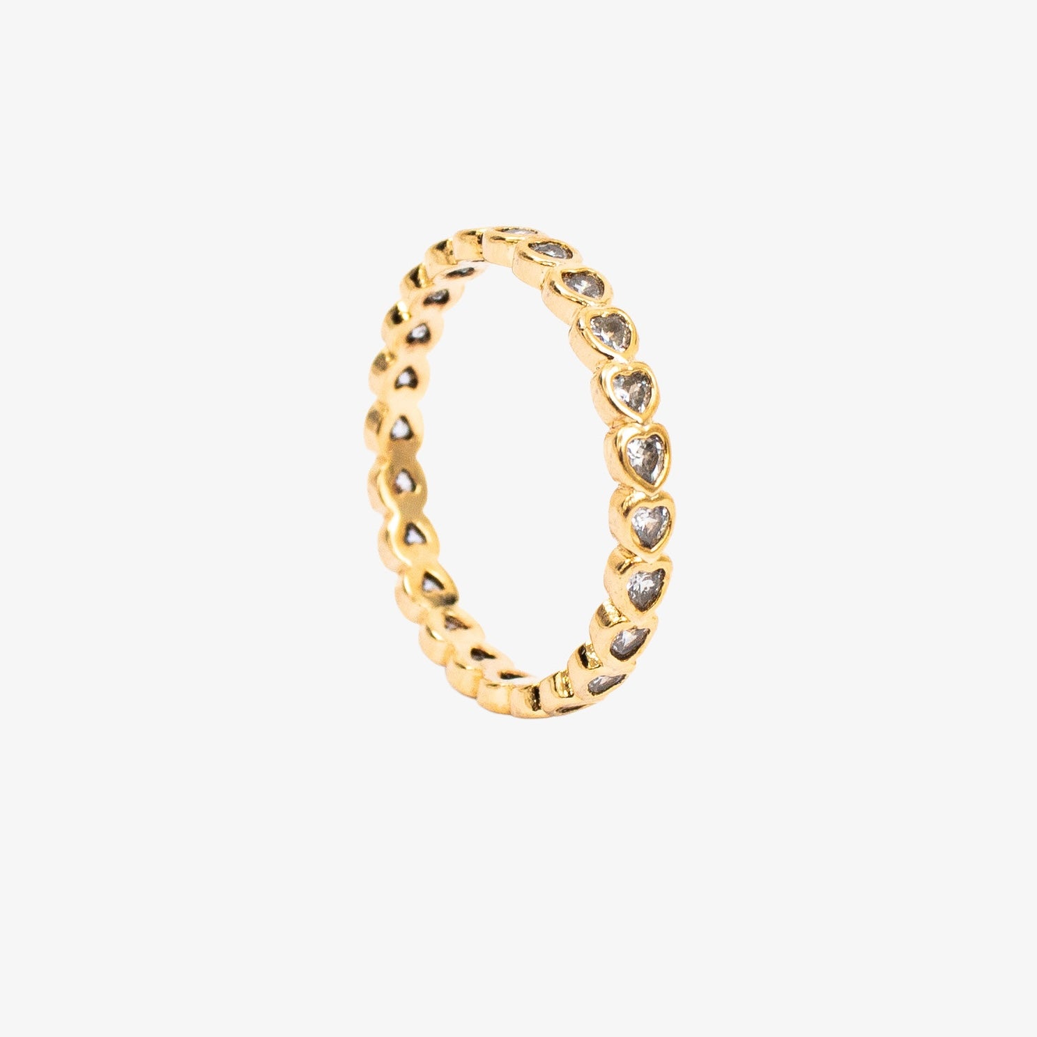 Anillo Corazón Circón