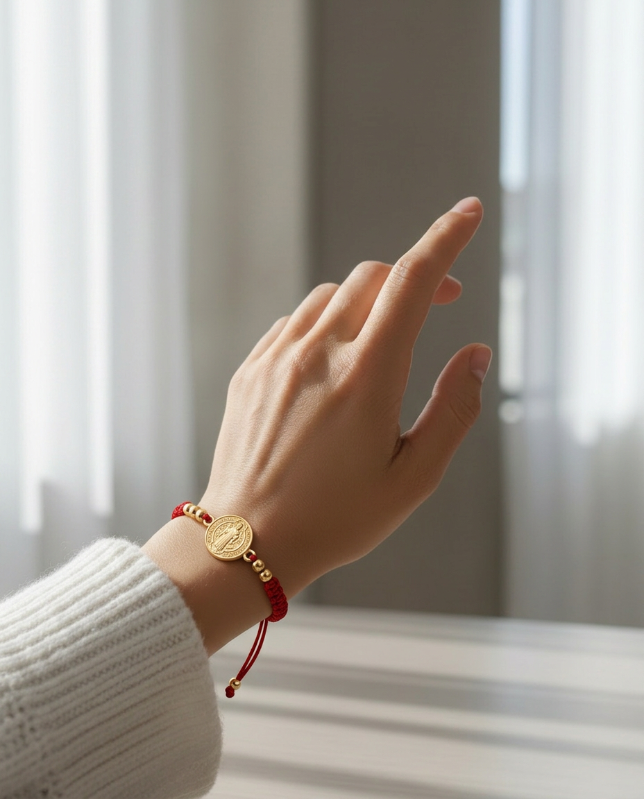 Pulsera San Benito Oro