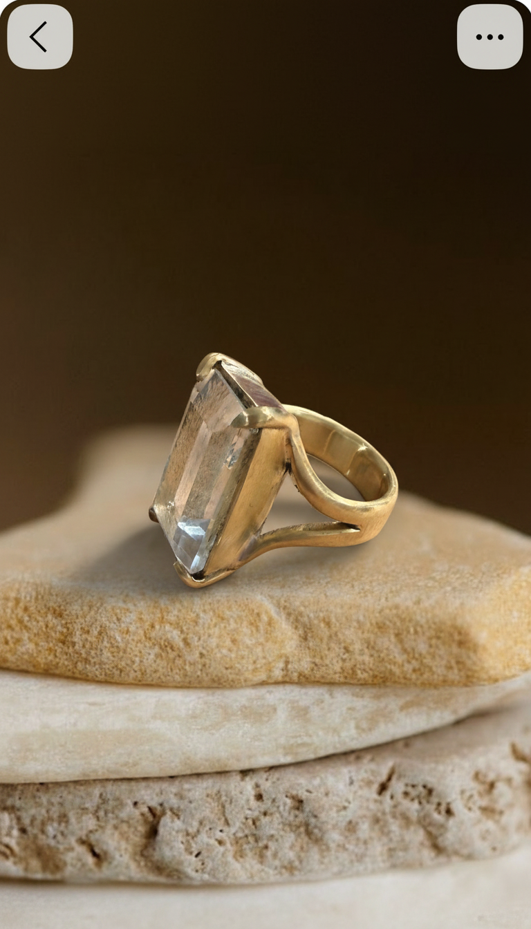 Anillo Raíz Cuarzo