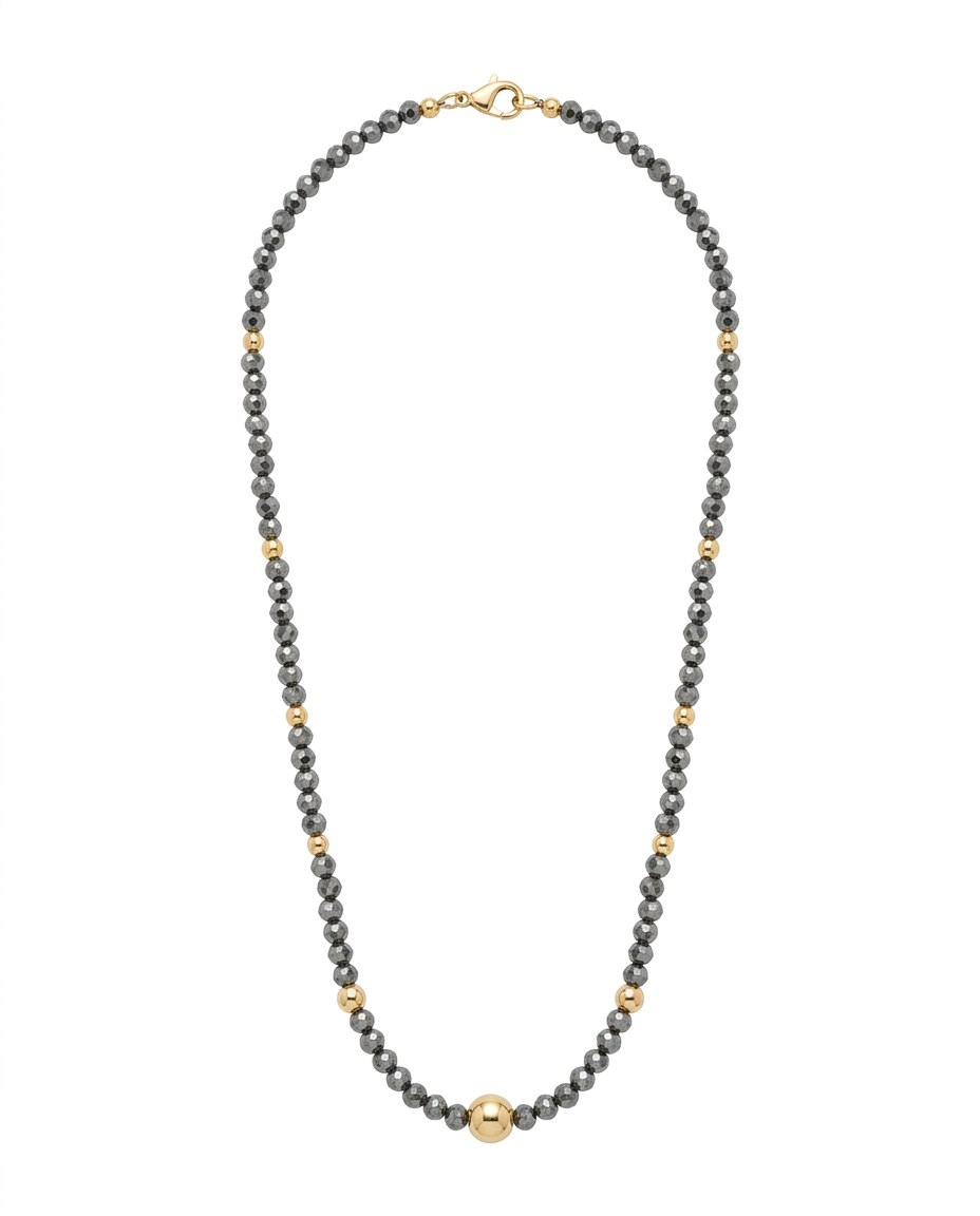 Collar Piritas Oro Gf