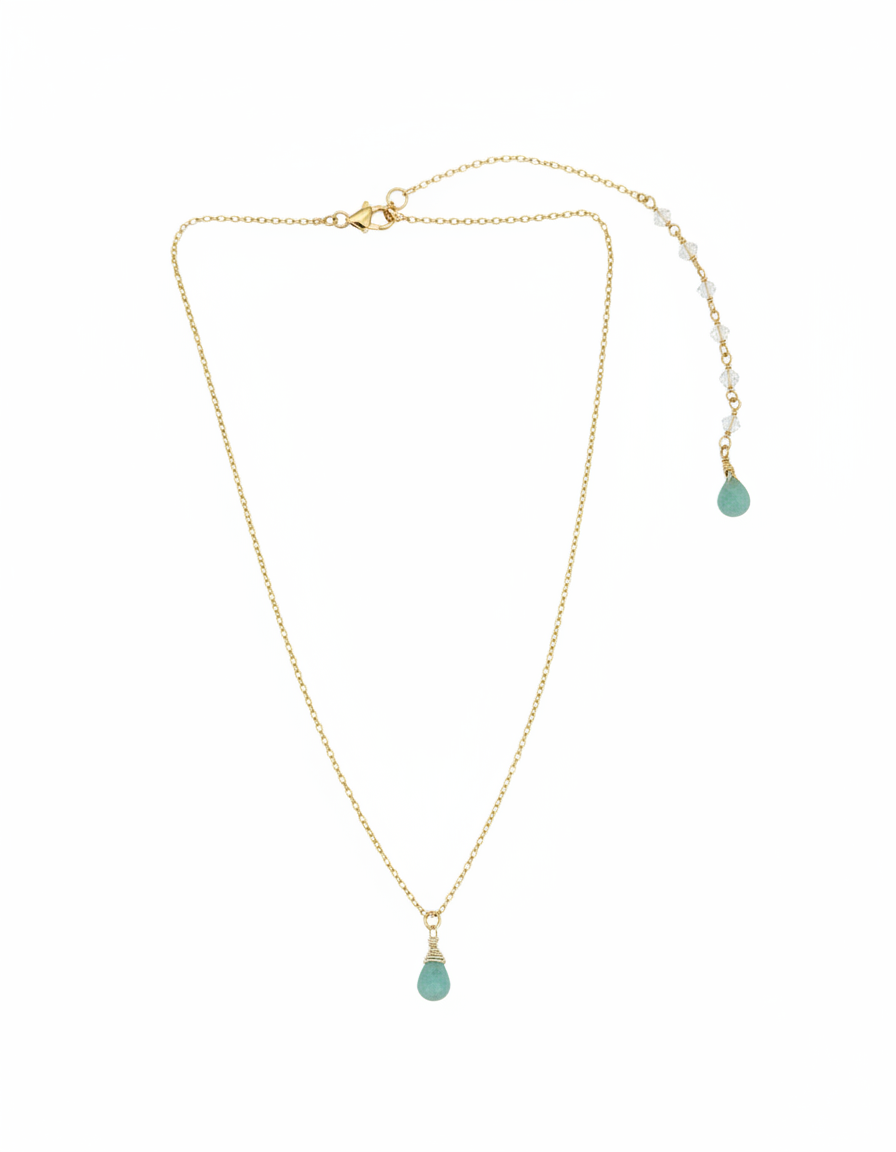 Collar Espalda Amazonita