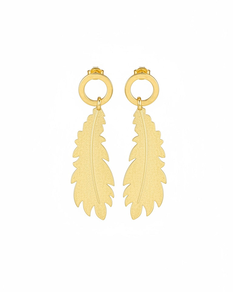 Aros Plumas SW Oro