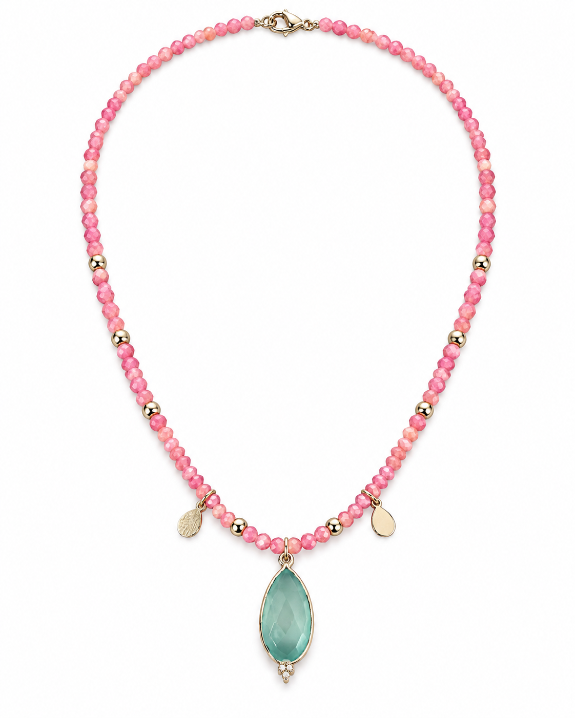 Collar Ágatas Damasco