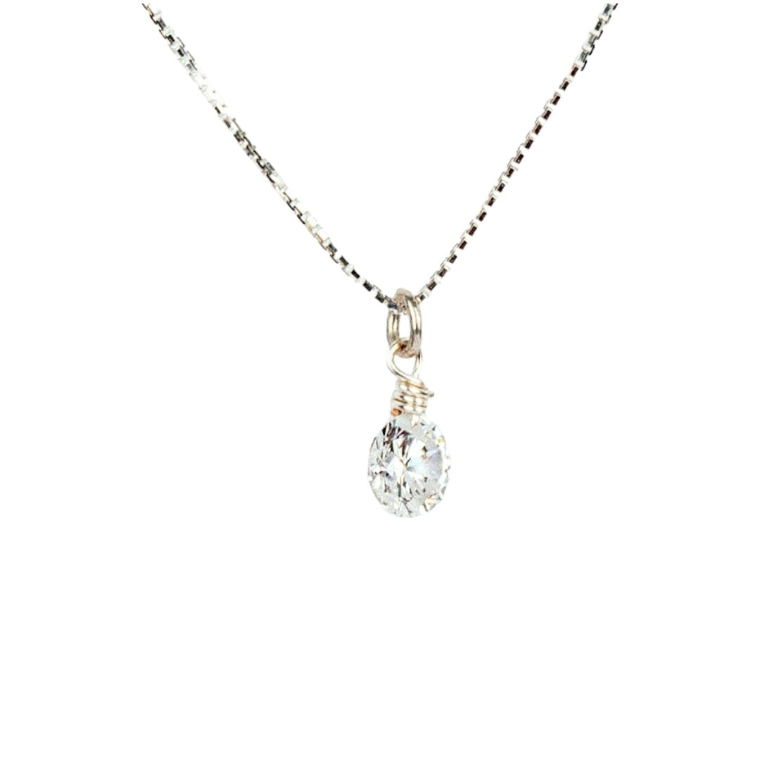 Collar Punto Luz Plata