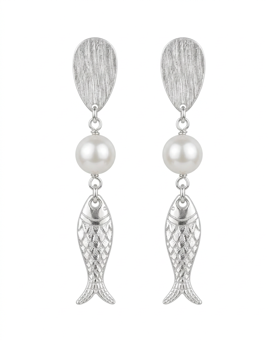 Aros Peces Silver