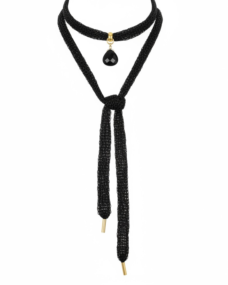 Collar Malla Negro