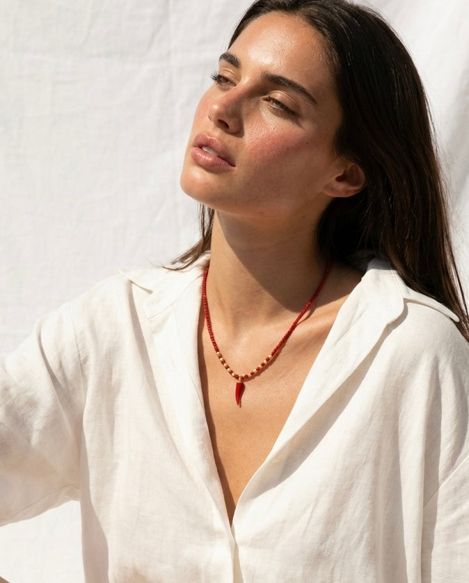 Collar Coral Ají