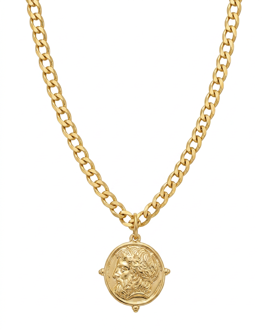 Collar Medalla Mujer