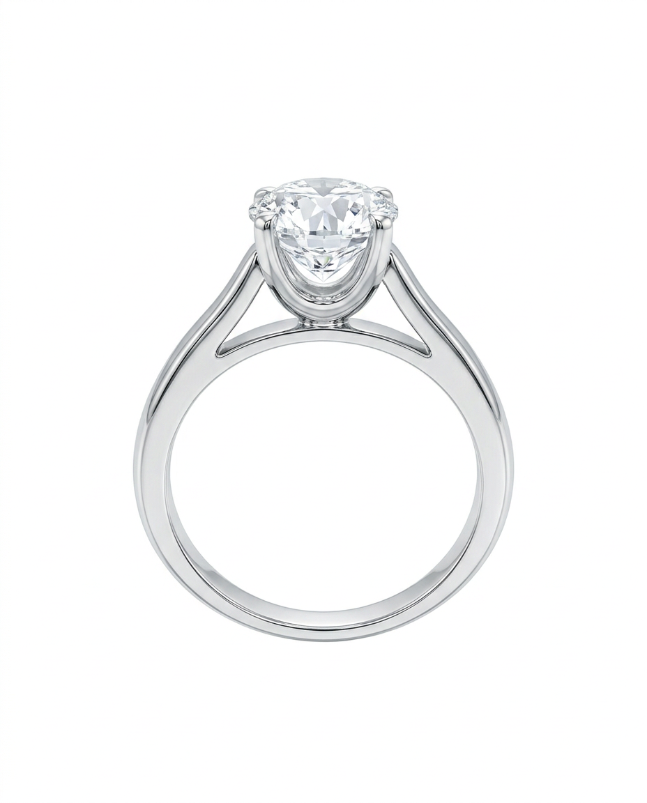 Anillo platino diamante 40 pts