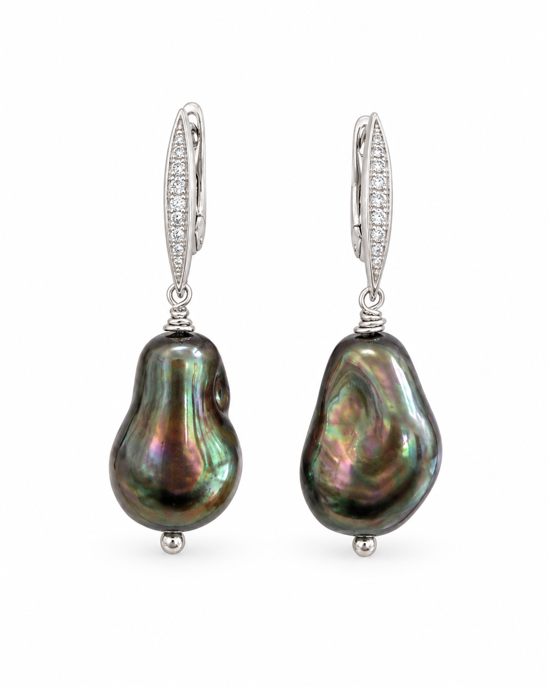 Aros Perlas Esmaltadas