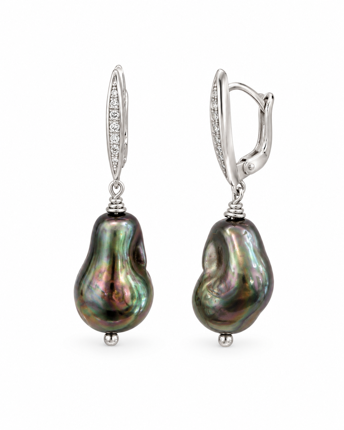 Aros Perlas Esmaltadas